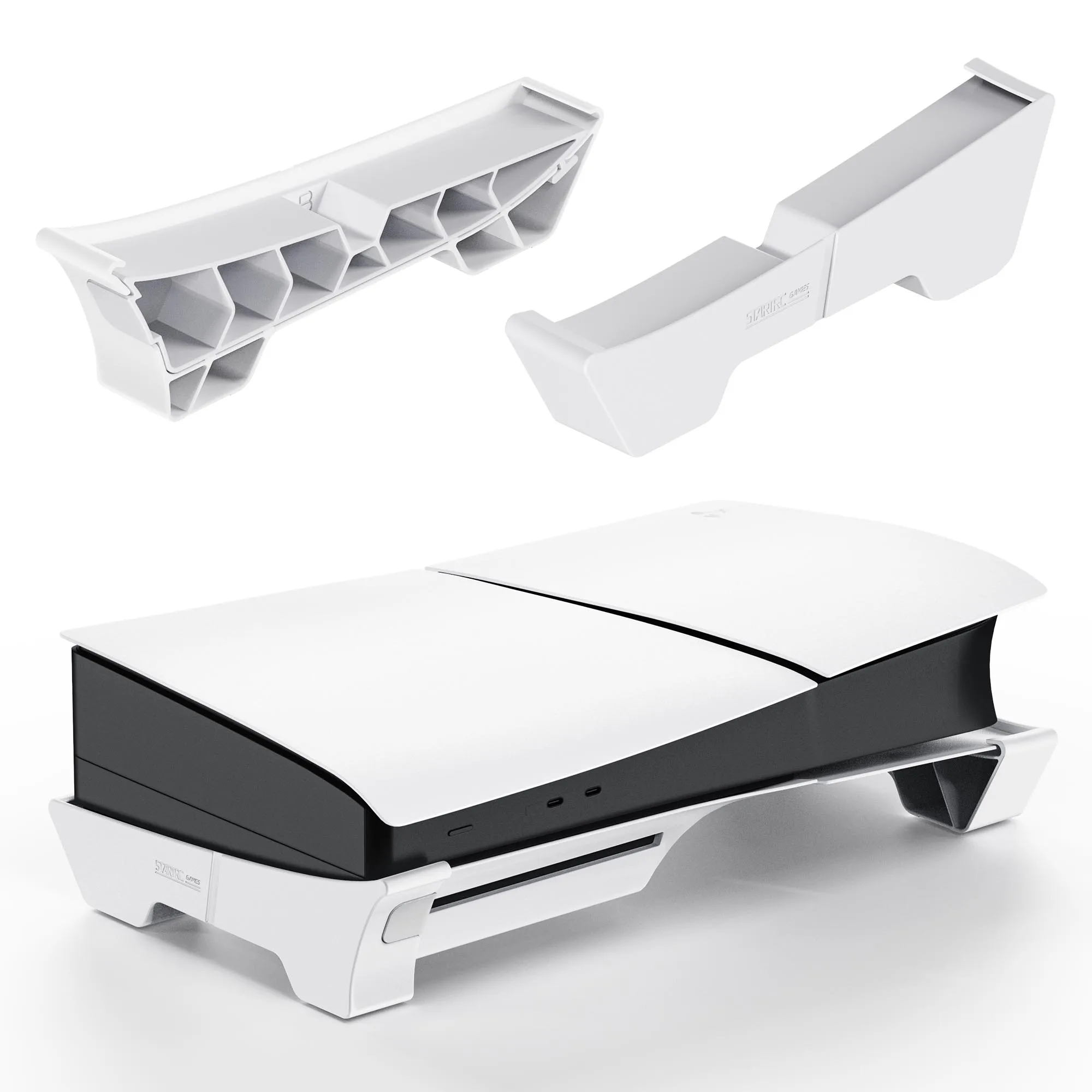 Base de refrigeración de soporte Horizontal para Sony PS5 Slim, accesorios de consola, piezas de repuesto delgadas, soporte Horizontal