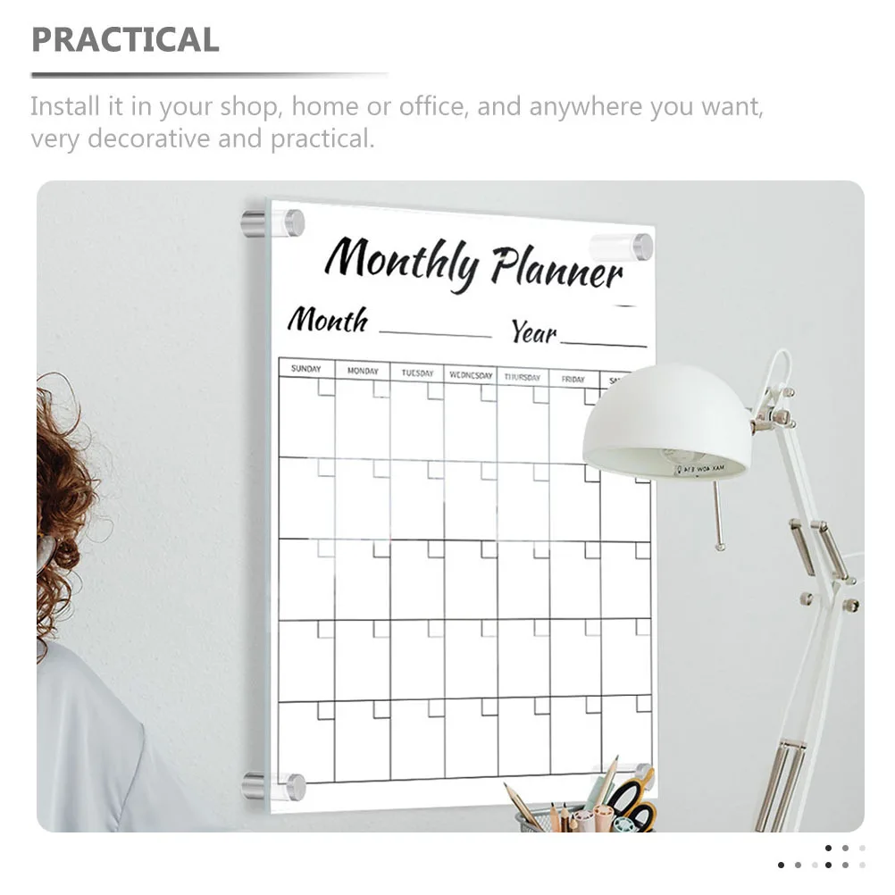 Acrylic Note Board Hanging Sign Erasable Message Reminder Wall Door Chalk Boardoard