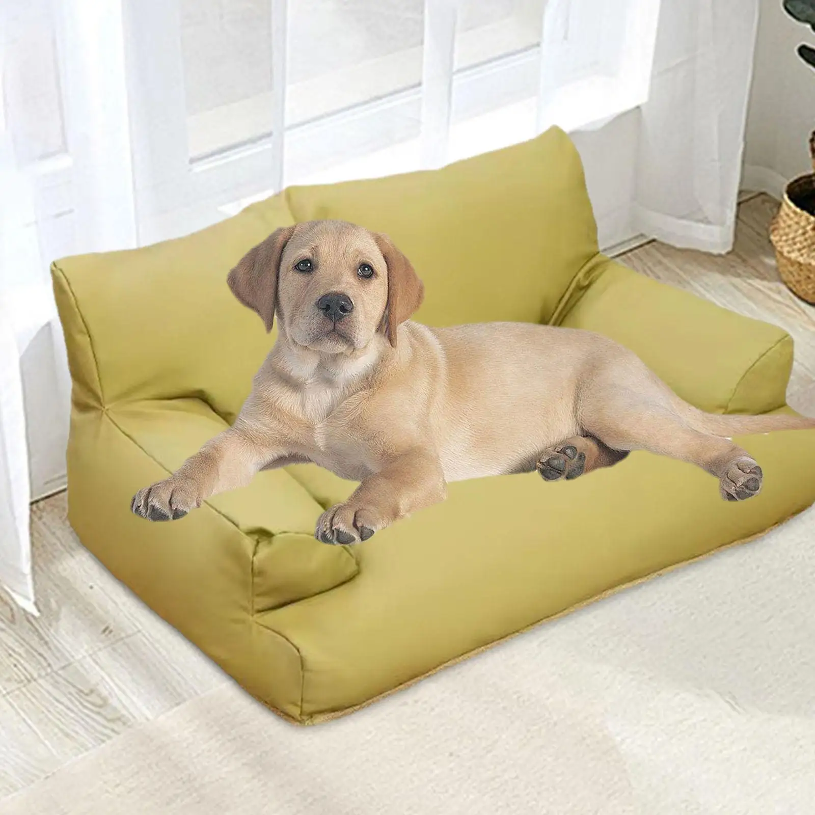 

Pet Sofa Bed Anti Slip Bottom Small Dog Sofa Kennel Dog Cat Couch Pet Couch for Small Dogs Indoor Cats All Breed Kittens Kitty