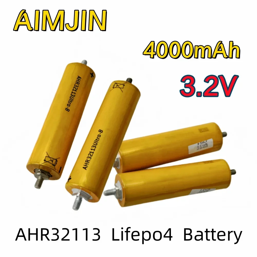 3.2V 4000mAh 45C For A123 AHR32113 Lifepo4 Rechargeable lithium iron phosphate  battery