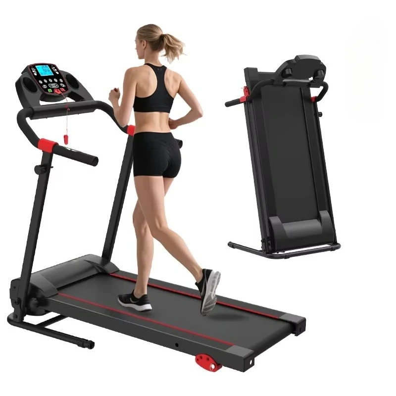

Home Treadmill Foldable Fitness Equipment Electric Incline Hand Pulse For Household Use