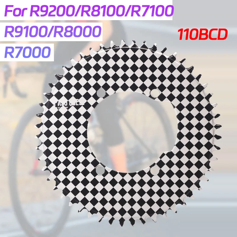 

Звездочка 110 Bcd для Shimano 105 R7000 R7100 Ultegra R8000 R8100 Dura Ace 9100 9200 Узкое широкое кольцо цепи шоссейного велосипеда Aero Star