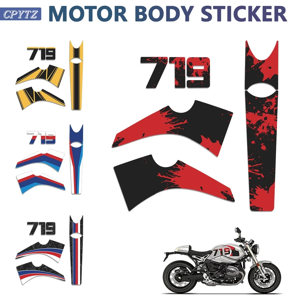 Motorcycle Body Decoration Sticker Kits Decal Fuel Tank Waterproof Protection Sticker Fit For R Nine T R9T RNINET R 9 T