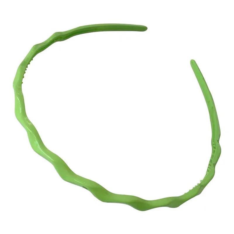 キャンディーカラーの波状ヘッドバンド子供のための甘い歯洗顔ヘアバンドファッションガールズヘアアクセサリー