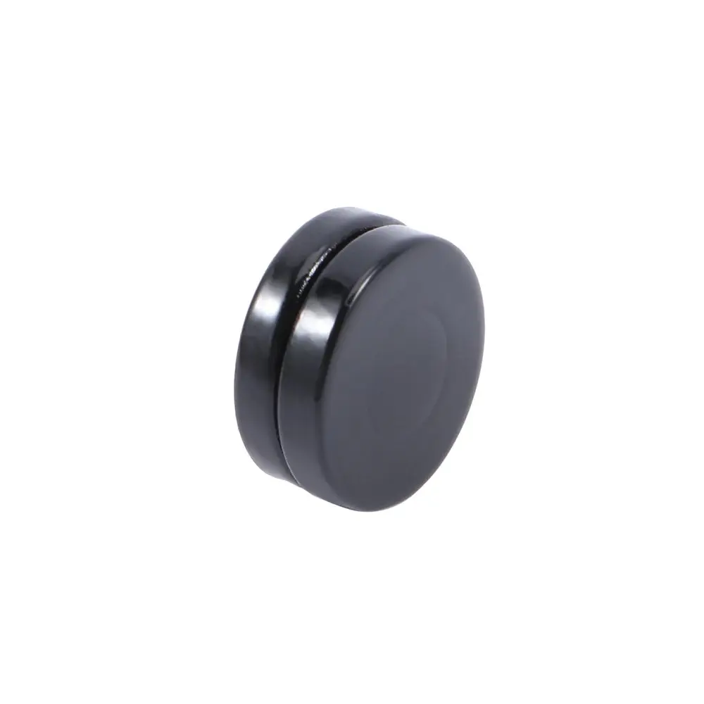 Men Women Magnetic Black Round Shape 1 PC Earrings Clip on Jewelry Clip Earrings