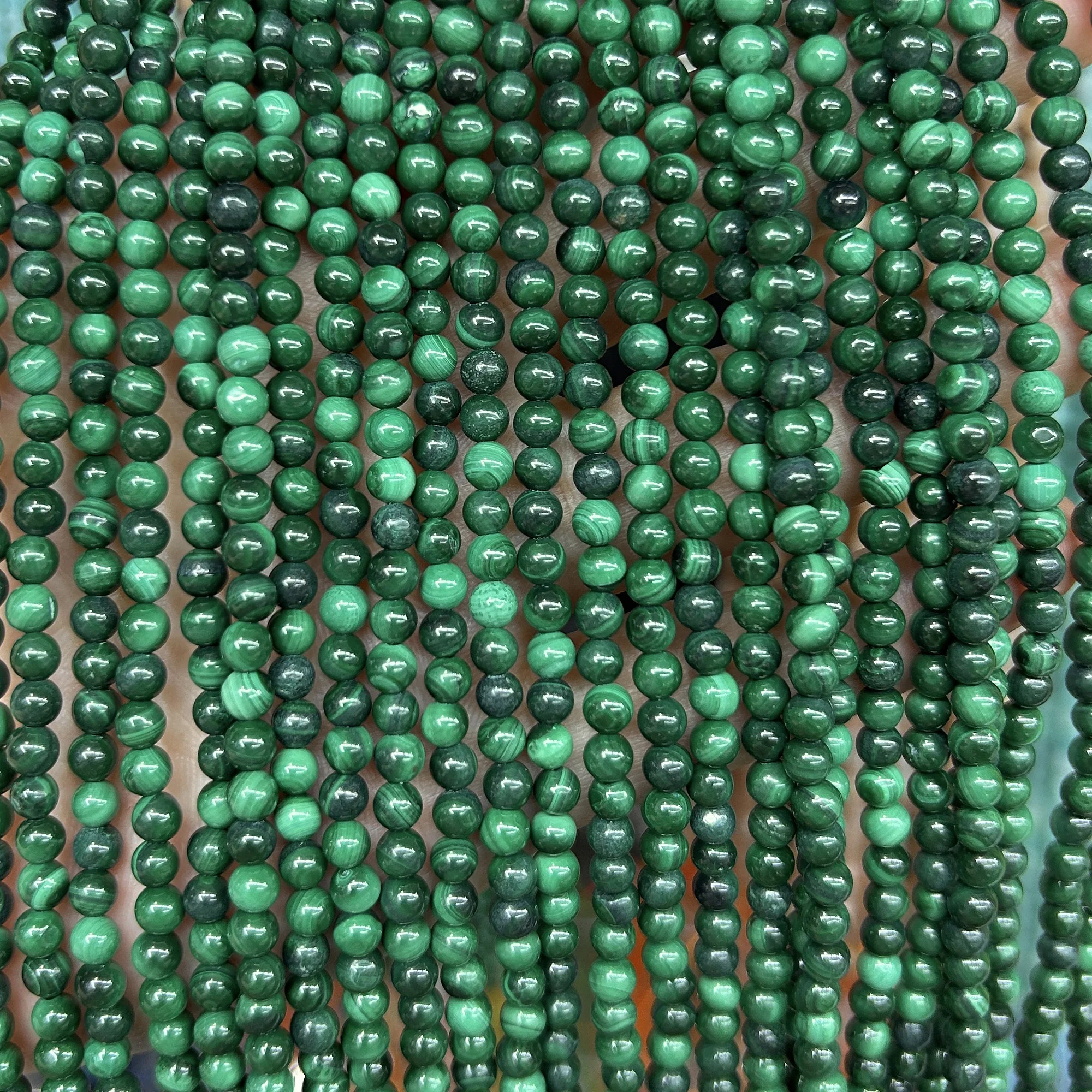 

Wholesale Malachite Beads Natural Malachite Stone Beads Round Gemstone Beads 2mm 3mm 4mm 15''