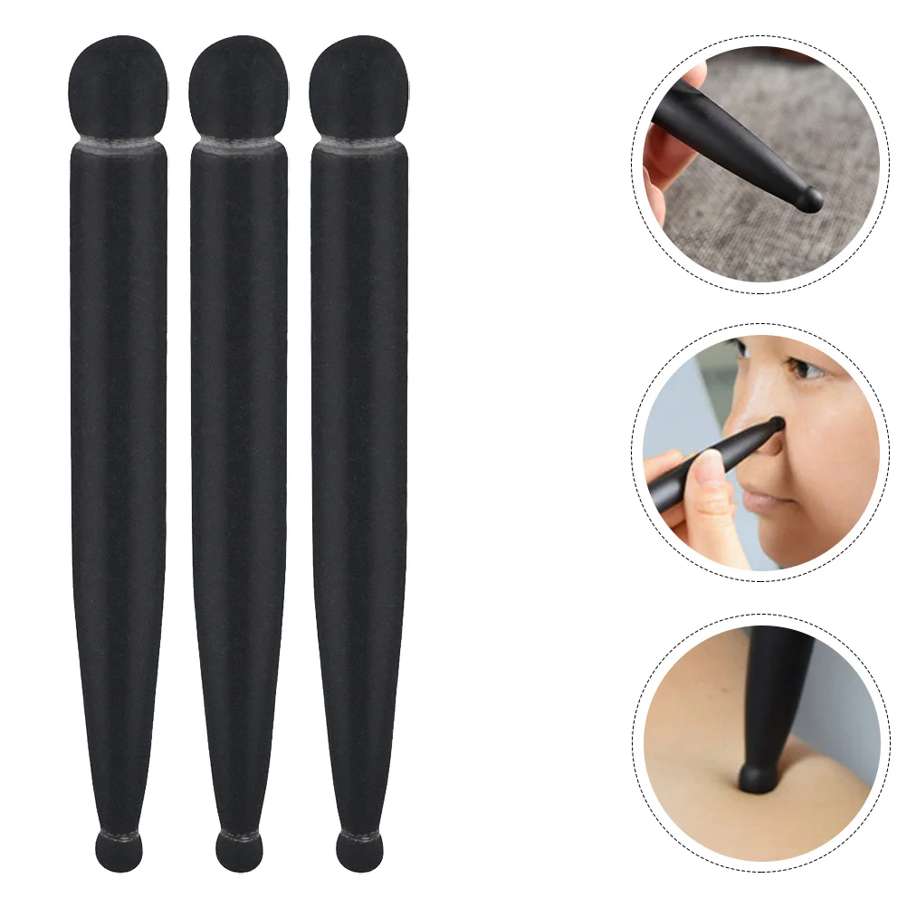 

3 PCS Acupuncture Point Pen Stone Massage Rod Skin Care Massager Bianstone Manual Acupressure Massaging Stick