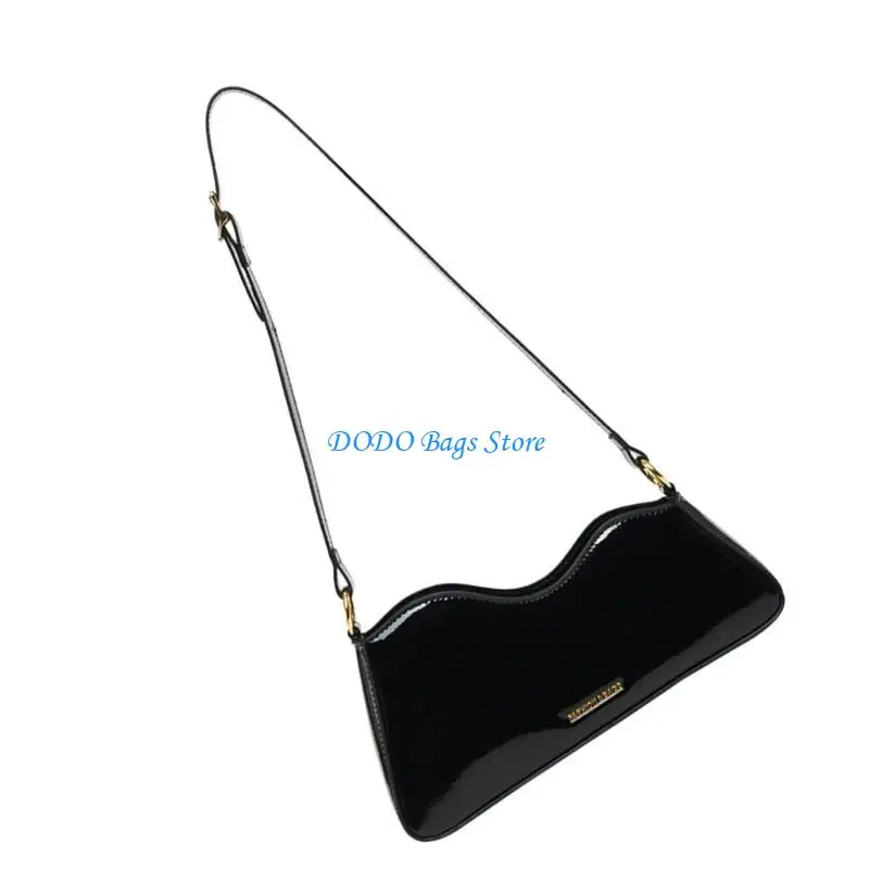 حقيبة يد نسائية أنيقة حقيبة الإبط بلون حقيبة كتف السيدات حقيبة التنقل العصرية حقيبة تحت الإبط حقيبة تسوق #3