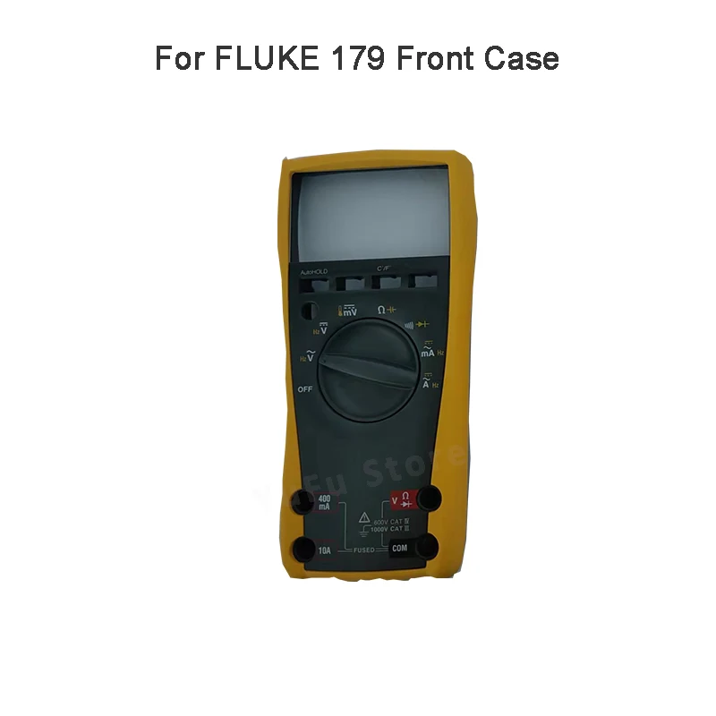 Original For Fluke 179 Front Shell With Turnable Knob Back Case Battery Cover Press Key