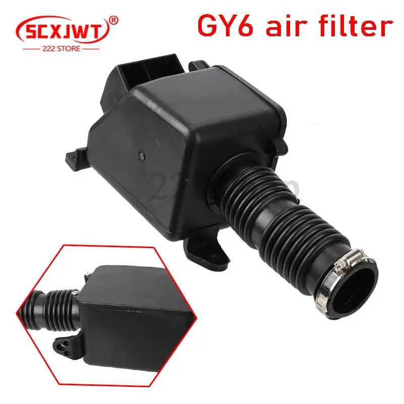 

Motorcycle Air Filter Box Intake Cleaner Bend Head Air Filter For GY6 Engine 150cc-200cc ATV Go Kart Scooter Dirtbike Parts