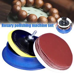 Bead Polishing Tools Bodhi Wooden Beads Jade Polishing Disc Sandpapers Set Peach Kernel Polishing And Grinding Machine Polisher