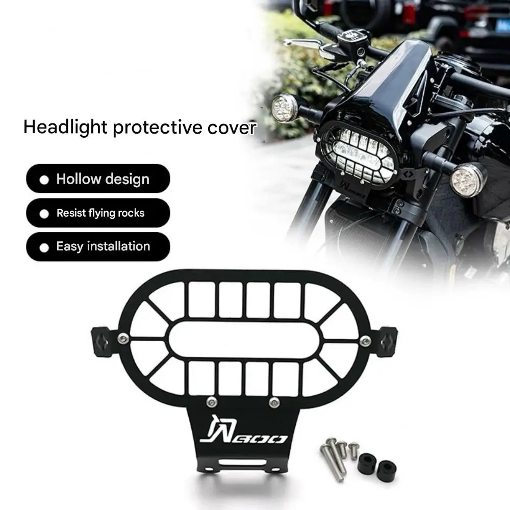 For QJMOTOR SRV 600 headlight net QJ 600srv srv600 headlight net protective cover