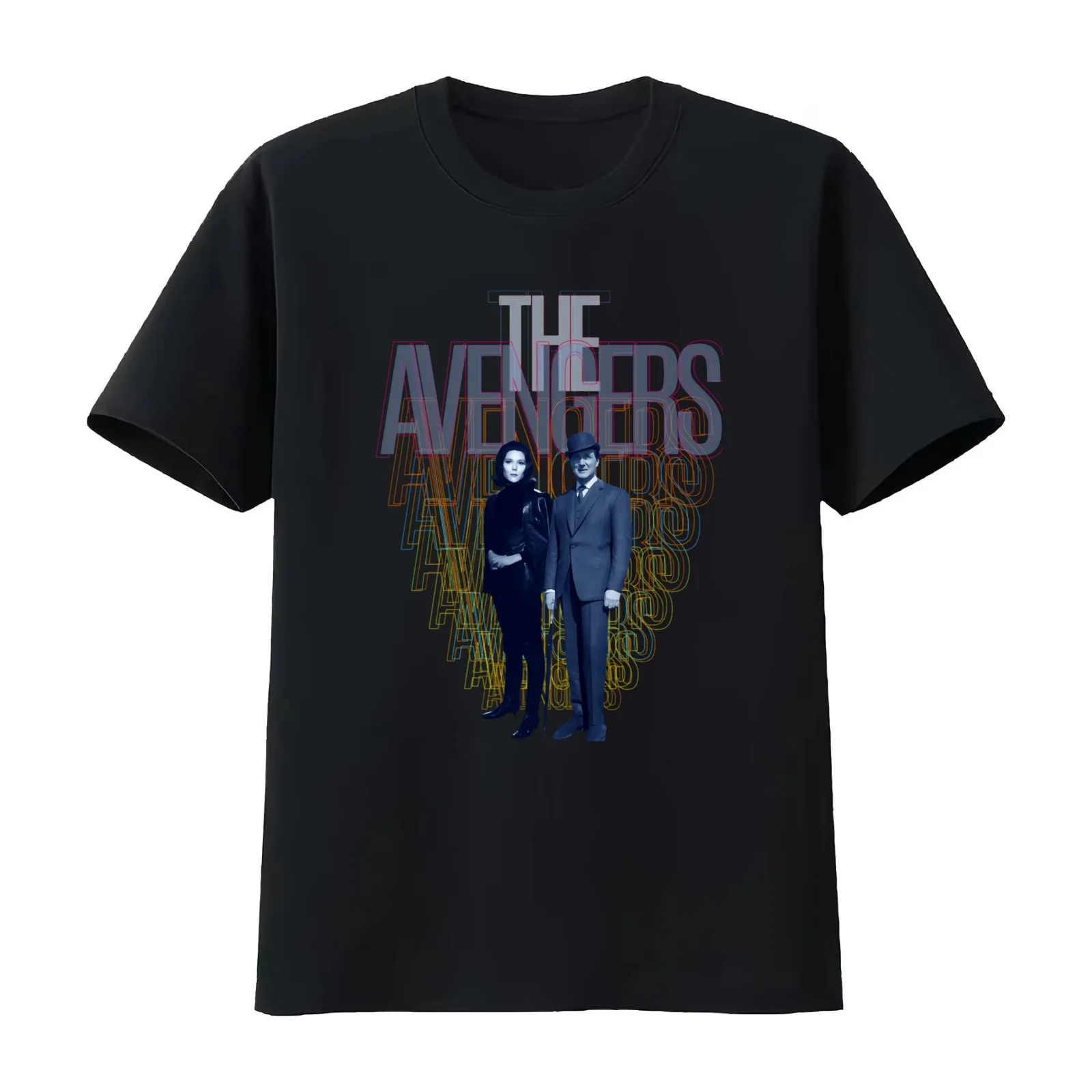 JOHN STEED T-Shirt Summer Casual Cotton Tee Oversized Streetwear Tops Vintage Graphic Print Loose Fit Short Sleeve