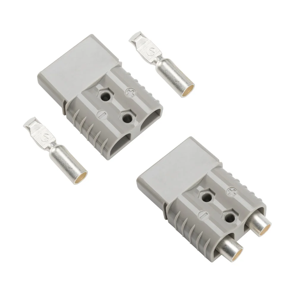 FIERYRED 6개 125A 고전류 회색 앤더슨 파워폴 스타일 전원 커넥터 플러그