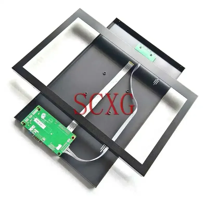For N173FGA N173FGE NT173WDM LCD Screen Controller Board + Metal Case HDMI-Compatible DIY Kit 1600*900 30 Pin EDP VGA 17.3