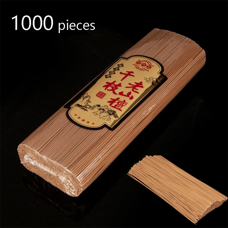1000 개/몫 Laoshan 백단 향 스틱 27cm 가정용 숭배 부처님 2023 도매 대량 판매 스틱 향