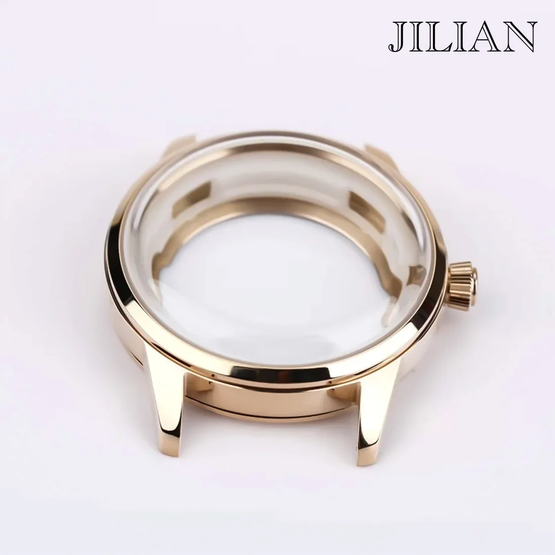 40mm NH35 Cocktail Case Stainless Steel NH36 Case Arched Glass Waterproof Watch Case Fit NH35/36 Movement NH35 Case Watch Parts