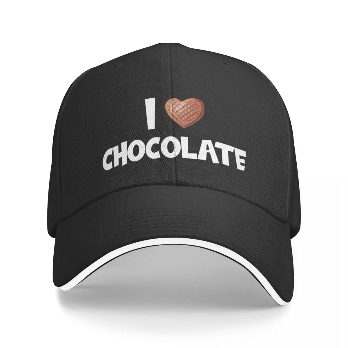 Sweet Tooth - Chocolate & Candy Lovers - I Love Chocolate Baseball Cap Luxury Hat Visor Women Beach Fashion Men's