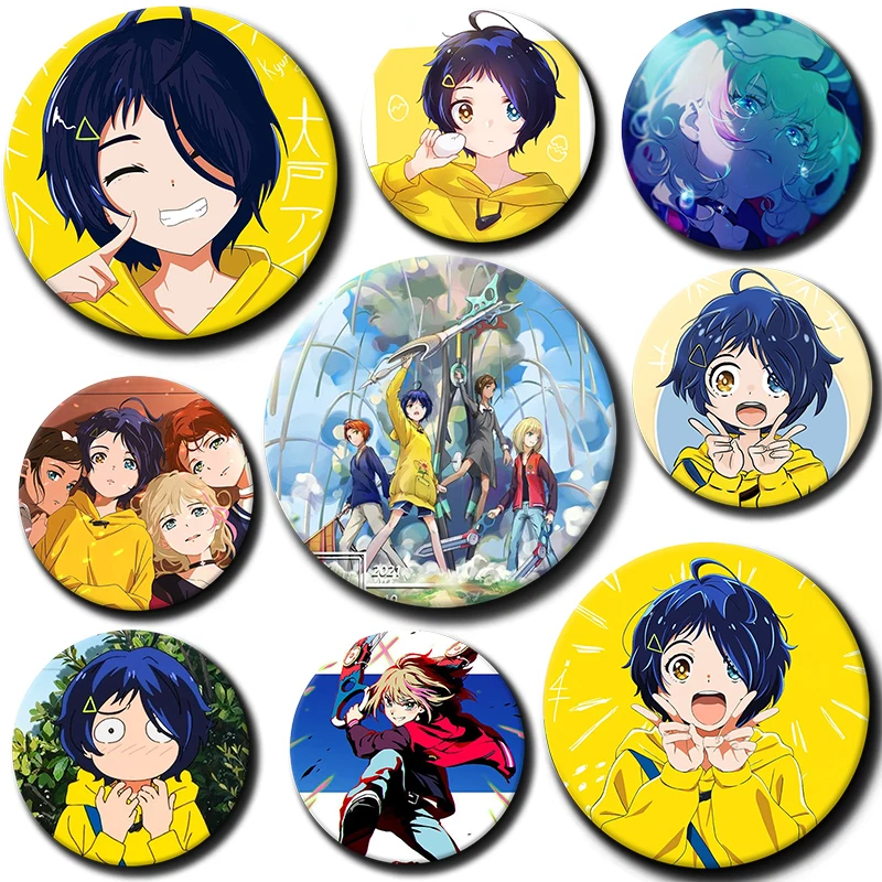 Anime Wonder Egg Priority Brooch Cartoon Ohto Ai Cosplay Badge Lapel Pin Accessories Clothes Backpack Decoration Jewelry Gifts