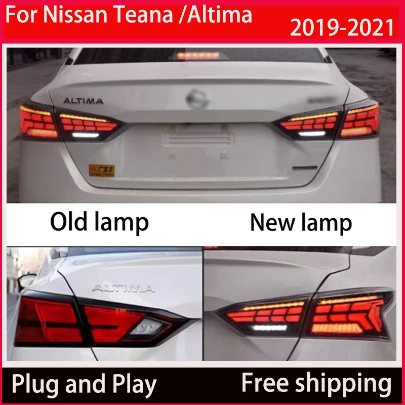 For Nissan Teana Altima 2019-2021  LED tail Light Animation DRL Upgrade Dynamic Signal auto Accessories