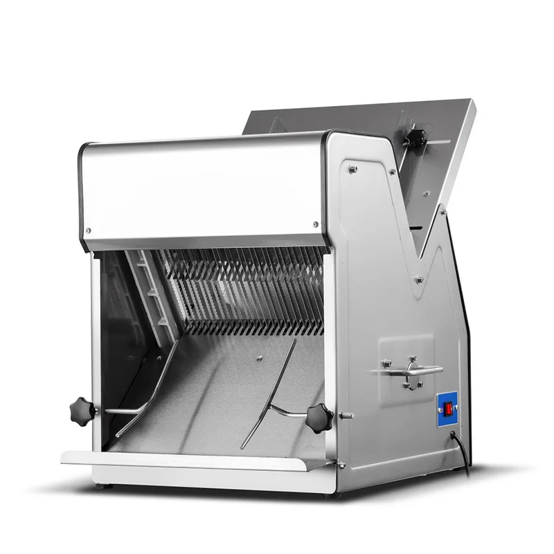 Commercial small electric bread slicer stainless steel blade baking equipment