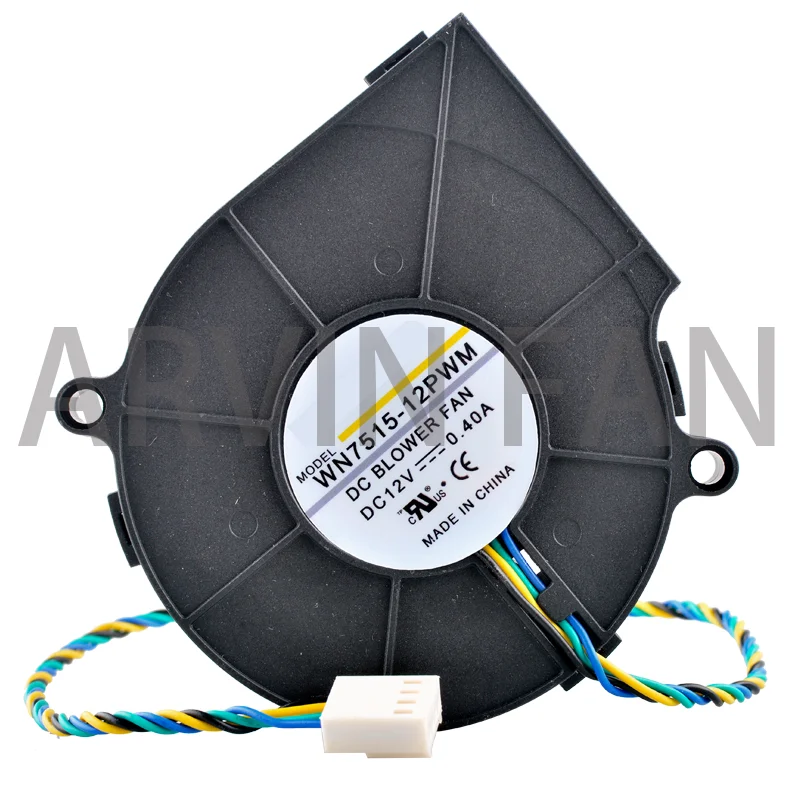 

CPU Heat Sink Fan BB7515BU B127515BU DC12V 0.40A 4pin 5000rpm Centrifugal Turbine Blower Cooler Cooling Fan For 1U 775 P4 CPU