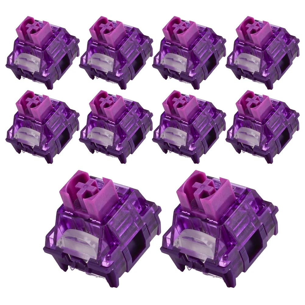 10XTTC V2 RGB Silent Linear Mechanical Keyboard Switches With Pre-lubricated Double Silent Structure For Custom Gaming PC
