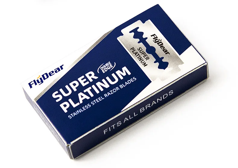 Professional Barber Tool Double Edge Safety Razor with  Retro Stainless Steel Razor Blades for Men's Shaving and Hair Removal