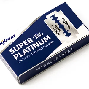 Ferramenta de barbeiro profissional, navalha de segurança de borda dupla com lâminas de barbear retrô de aço inoxidável para barbear e depilação masculina 8 principais vendas duplo venus - №5