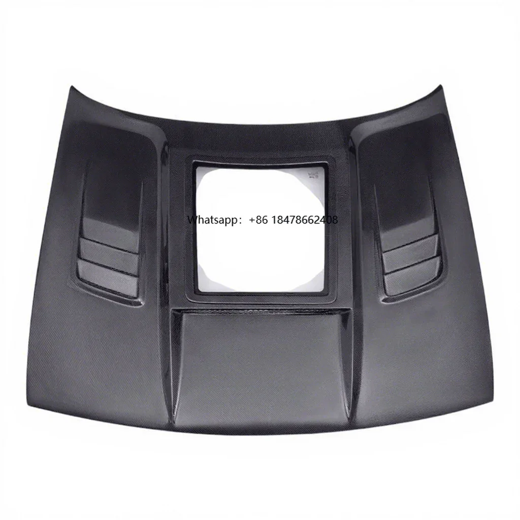 High Performance Carbon Fiber Hood Bonnet for 2008+ for Dodge Challenger New Condition Glass Cover