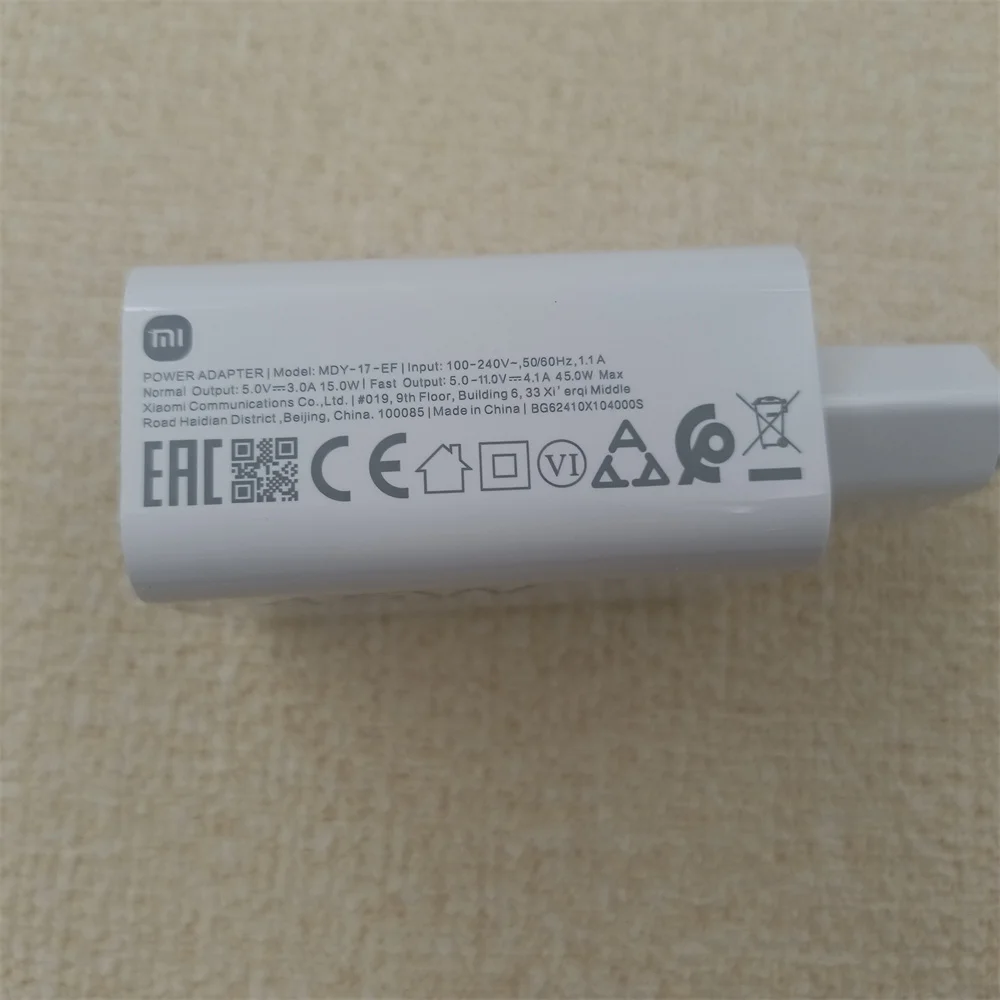 Original Xiaomi Redmi Note 14 Pro 45W Turbo Charger Fast Charge EU Adapter Type C Cable For Mi 11T 10T POCO X3 NFC X4 GT M5S M6 - náhled 5