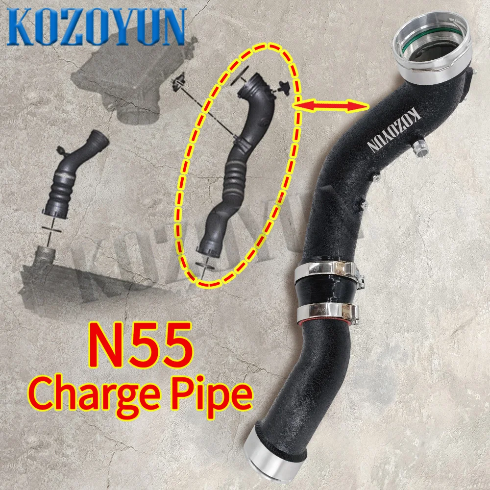 

intake charger pipe turbo kit For BMW N55 M2 M135ix M235ix 335ix 435ix F20 F21 F23 F30 F31 F32 F35 F87 AWD RWD