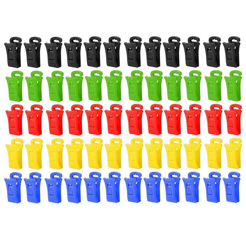 60 Sock Clips For Washing Machine And Dryer, Sock Clips With Hooks,Sock Holder Washing Machine, Directly Into The Drawer Durable