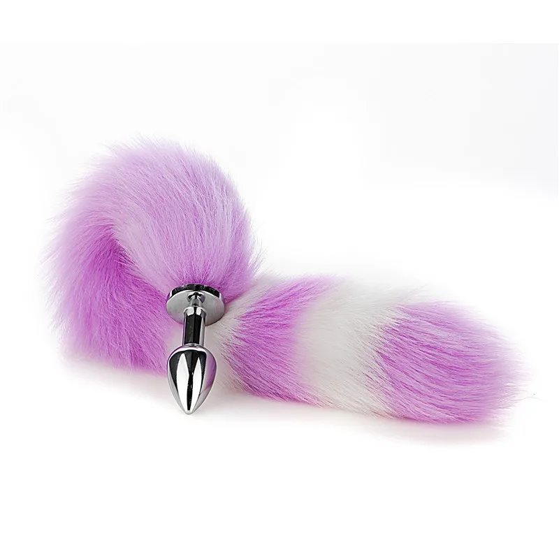 New Anal Plug Fox Tail Faux Fur Tail Couple Sex Toys Role Play Sexy Flirt Anal Toys for Gay Men Adult Toys Sex Shop for Couple images - 6