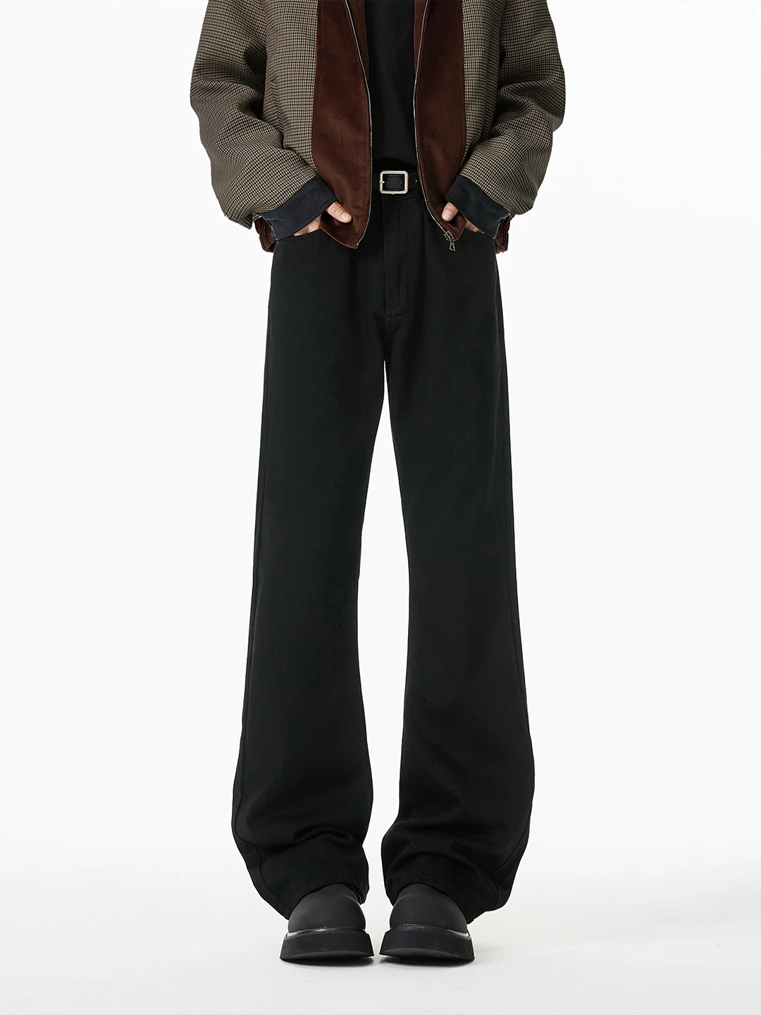 

Джинсы Cleanfit Bla Knife Slim Fit, мужские весенние модные американские расклешенные брюки High Street, прямые брюки