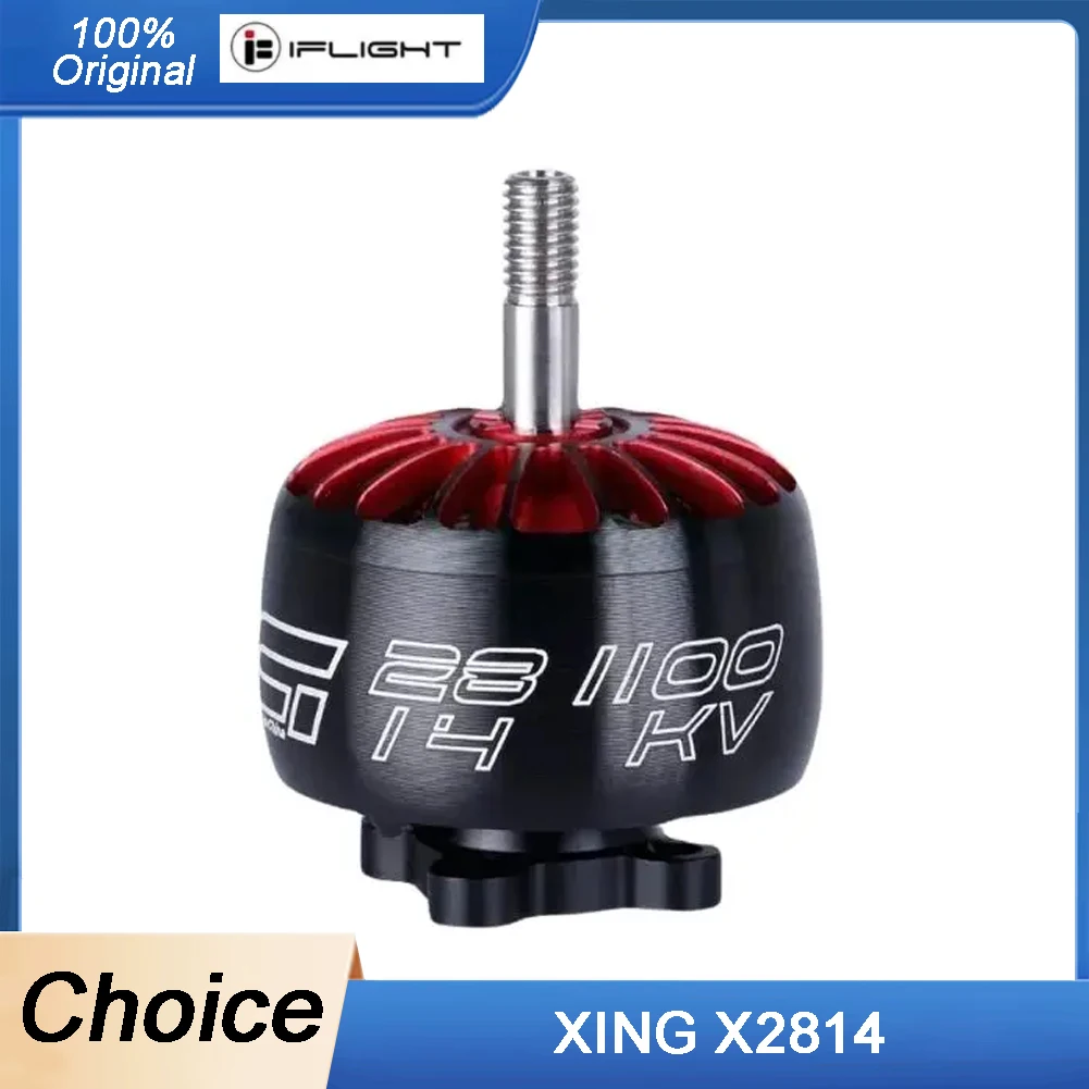 

IFlight XING X2814 2814 1100KV / 880KV 2-6S FPV NextGen Motor with 5mm Shaft compatible 9 inch 10 inch frame for FPV drone