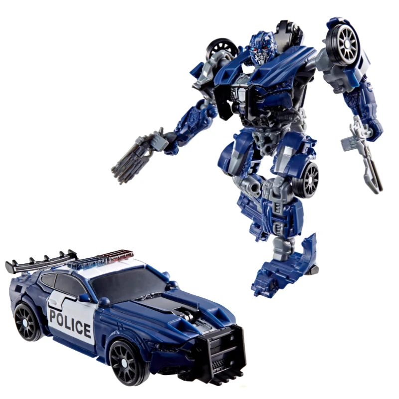 In Stock Hasbro Transformers Classic Toys Age Of The Primes Deluxe Barricade Action Figure Robot Toy Collectibles Gifts Hobbies view 4