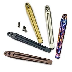 5 Colors CNC Knife Titanium Pocket Clip Back Clamp For Rick Hinderer XM-18 XM-24 Jurassic Eklipse Maximus XM18 XM24 Track Slicer