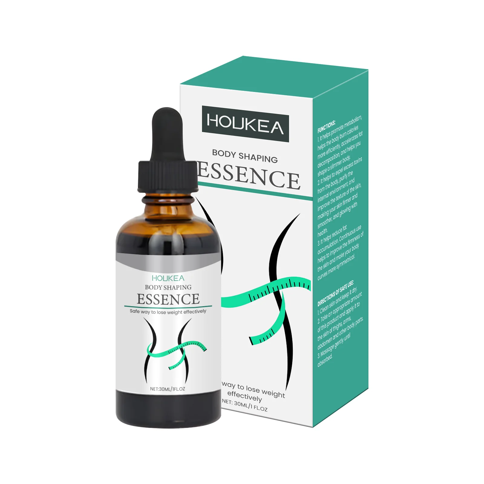 

Body Shaping Essence – 30ml / 1FL.OZ Slimming Oil for Weight Loss, Fat Burning & Body Contouring