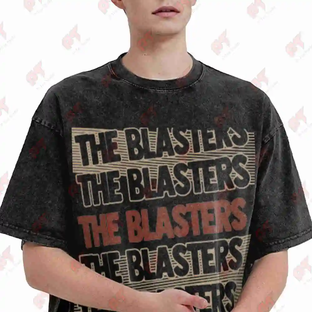 The Blasters Band Vintage Washed Tee Pure Cotton T-Shirt