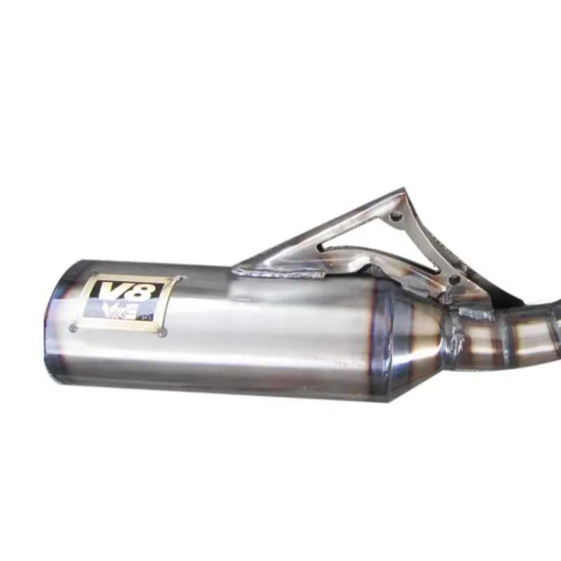 For Honda DIO50 AF18 Period 28 Period Modified V8 Manual Exhaust Pipe Half Group 70-90cc W005 XL125！