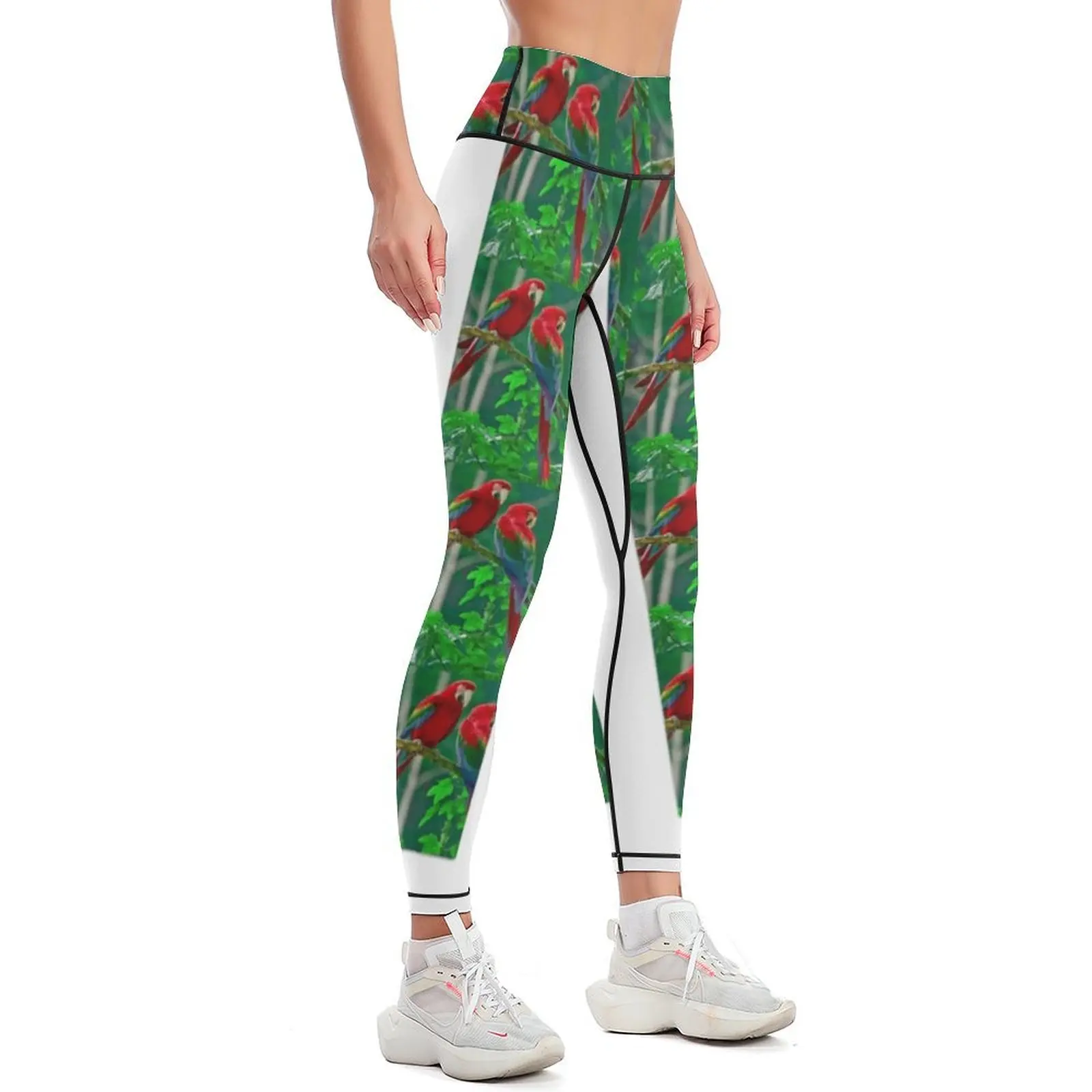 Dot’s Parrots Leggings Women's high waist sports for push up workout clothes for Womens Leggings