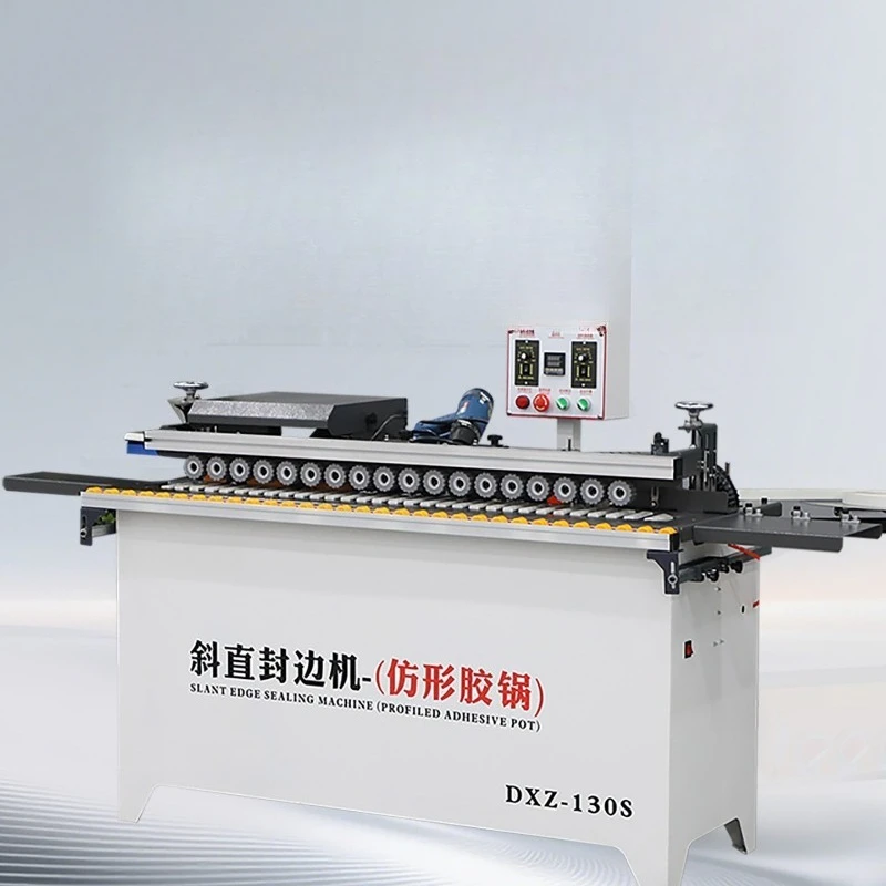 XZ-130Y Angled Straight Edge Banding Machine: fully automatic diagonal straight one-piece switching special for woodworking