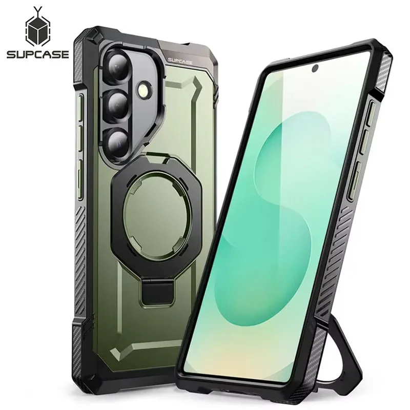 SUPCASE für Samsung Galaxy S25 Hülle 6,2" UB Grip Heavy Duty stoßfeste magnetische Handyhülle kompatibel mit With MagSafe & Stan