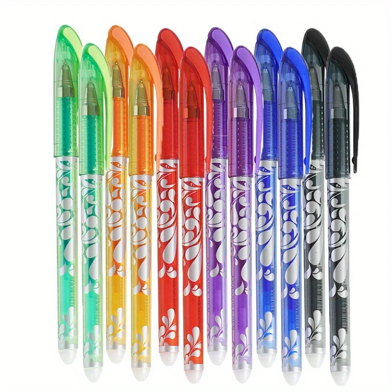 6/20/28/36/55Pcs Löschbaren Gel Stift Set 0,5mm 6 Farben Tinte schreiben Gel Stifte Kreative Zeichnung Werkzeuge Bürobedarf Schreibwaren – Detail 7