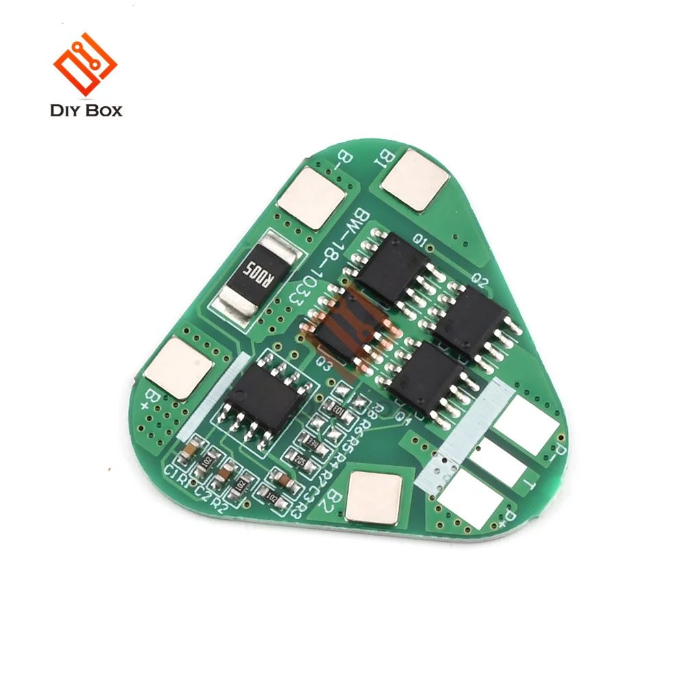 3S 4A Li-ion Li-Po Cylindryczny pryzmatyczny akumulator litowo-polimerowy 3-ogniwowa płytka modułu PCB Zabezpieczenie przed przeładowaniem przed