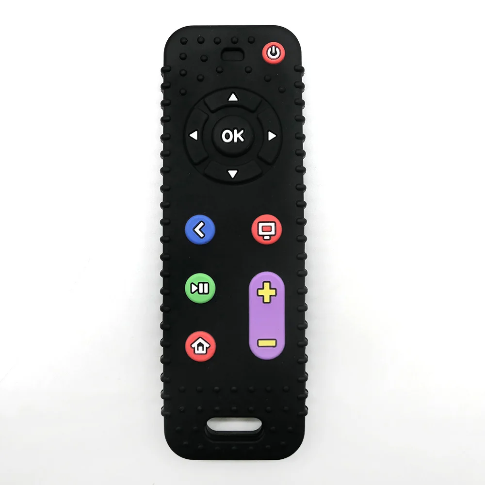 محاكاة التحكم عن بعد عضاضة الطفل مصاصة مكافحة الإبهام مص لعبة مهدئة للمضغ وتخفيف التوتر #5