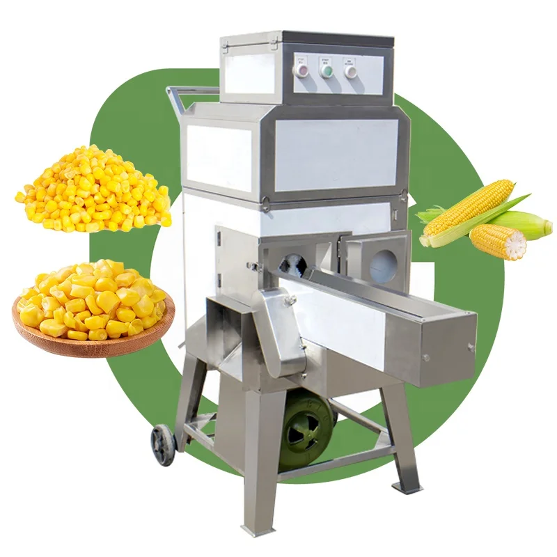 Sweet Cutter Maize Corn Remove Cob Remover Husker Process Shell Thresh Sheller Thresher Machine