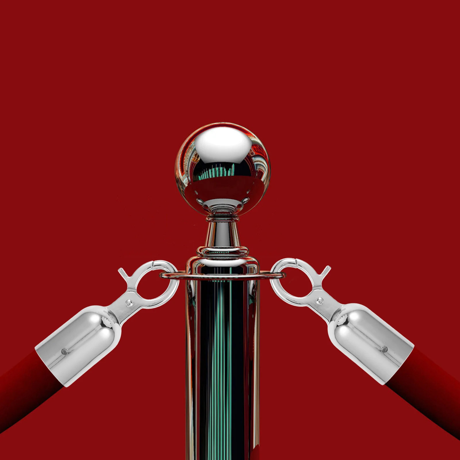 2 Stuks Terrasplanken Touw Fittings Rvs Eindstoppers Professionele Look Menigte Afleiding Veiligheid Isolatie Terrasplanken Touw Fittings