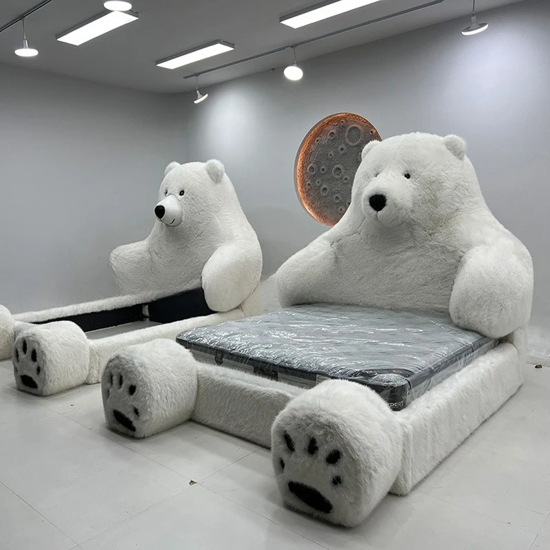 Sofa bed pet modeling sofa bed simulation bear doll giant panda animal bed